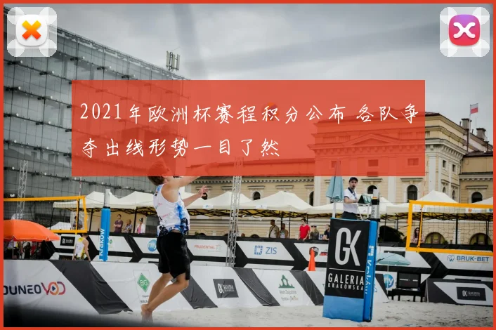 2021年欧洲杯赛程积分公布 各队争夺出线形势一目了然